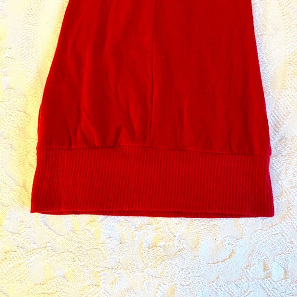 Like-New Vintage Y2K Off the Shoulder Little Red Dress - Picture 6 of 8